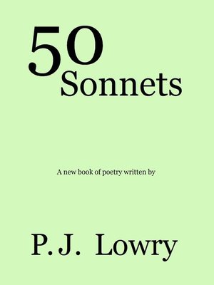 cover image of 50 Sonnets